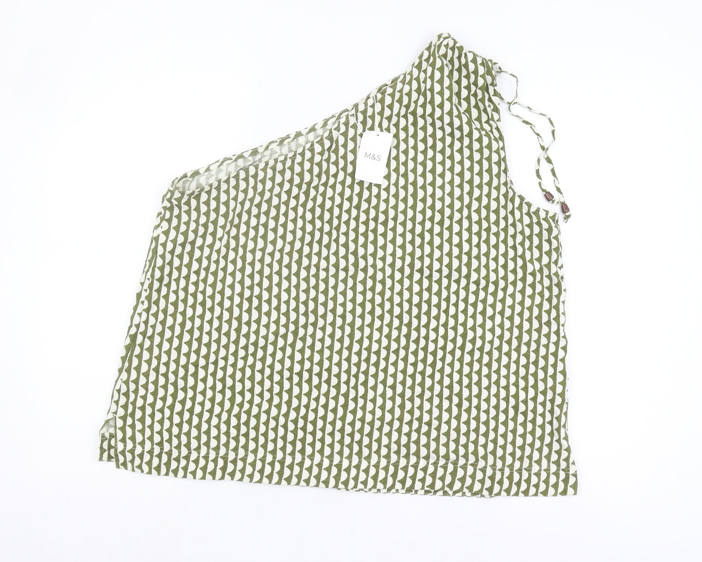 Marks and Spencer Women's Green Halter Top, Size 18