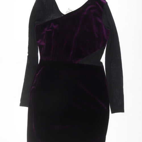 Miss Selfridge Women’s Purple Bodycon Dress Size 10