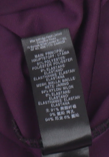 Miss Selfridge Women’s Purple Bodycon Dress Size 10