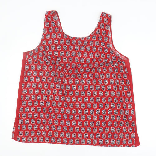 Marks and Spencer Red Floral Women’s Tank Top Size 18
