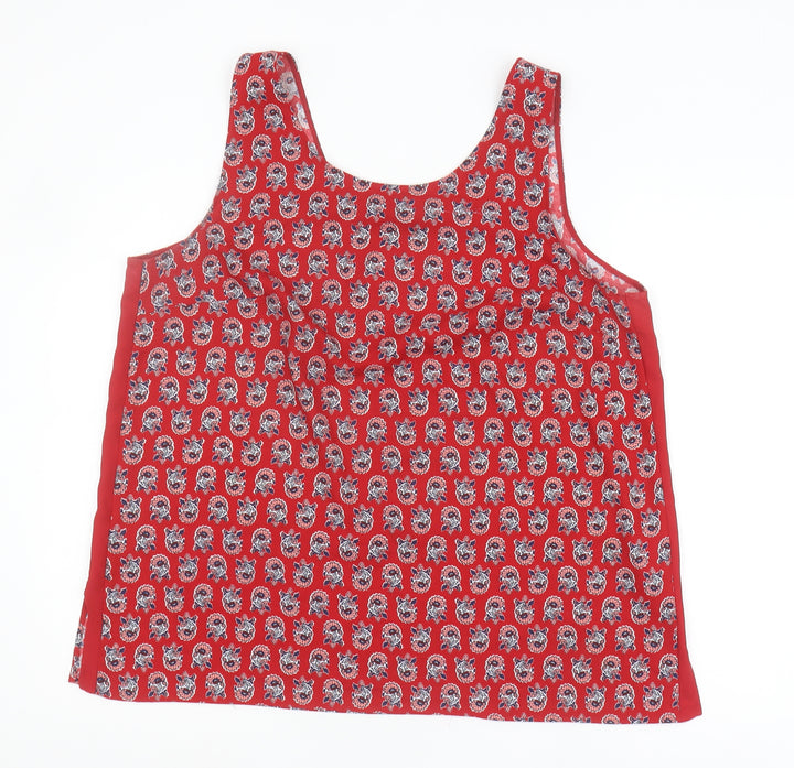 Marks and Spencer Red Floral Women’s Tank Top Size 18