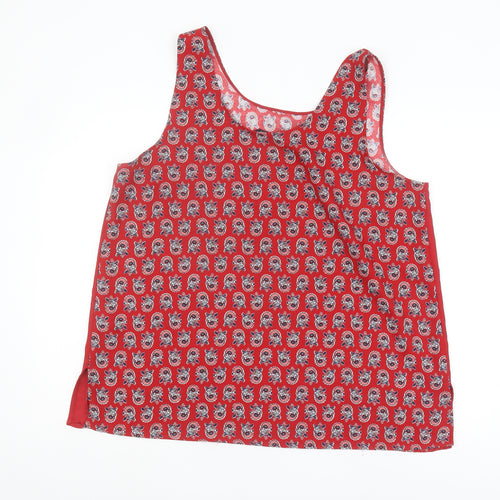 Marks and Spencer Red Floral Women’s Tank Top Size 18