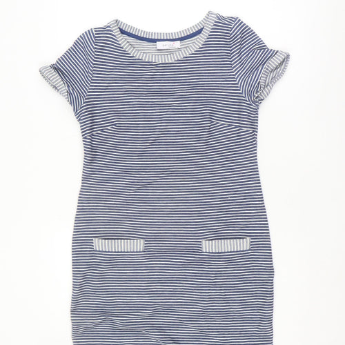 Marks and Spencer Women's Striped T-Shirt Dress, Size 8