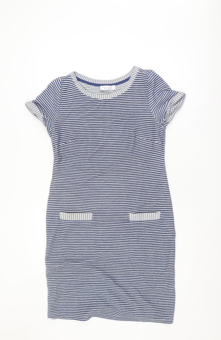 Marks and Spencer Women's Striped T-Shirt Dress, Size 8