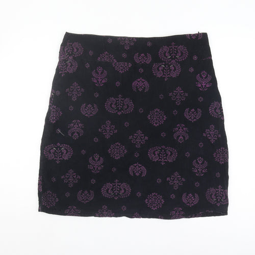 Nomads Women’s Black Size 14 Geometric Pencil Skirt