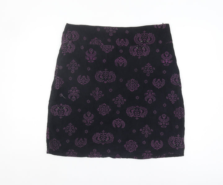 Nomads Women’s Black Size 14 Geometric Pencil Skirt