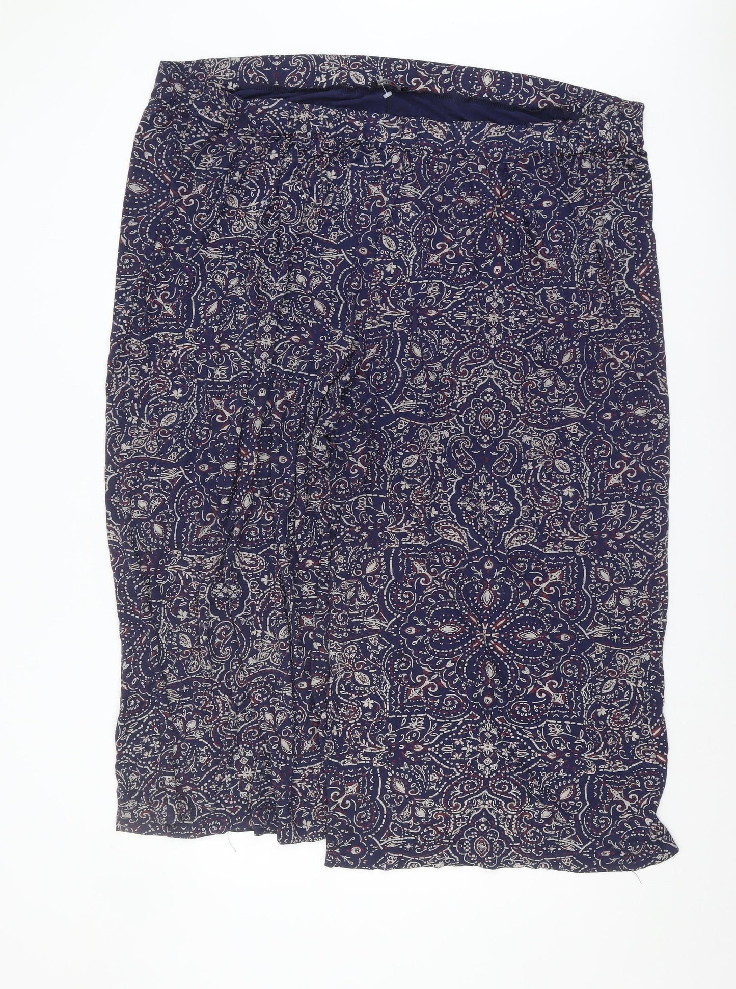 Yours Women's Multicoloured Paisley Trousers 30-32