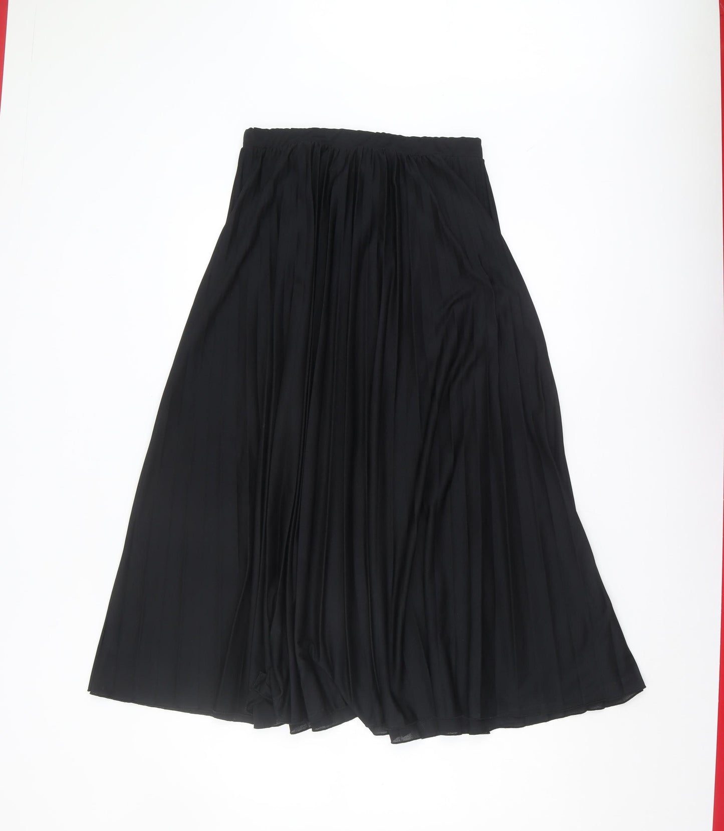 ASOS Women's Black Midi Pleated Skirt Size 12