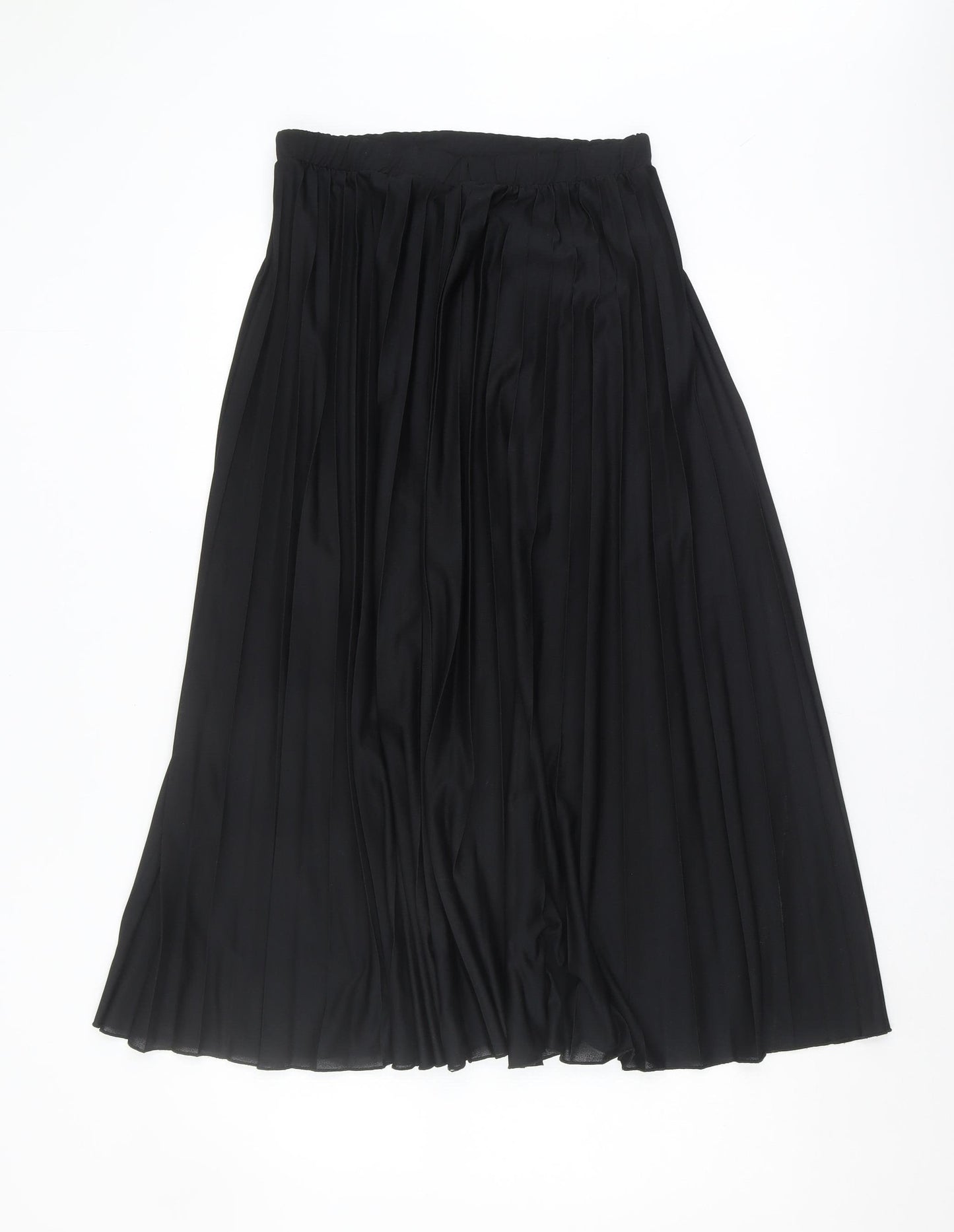 ASOS Women's Black Midi Pleated Skirt Size 12