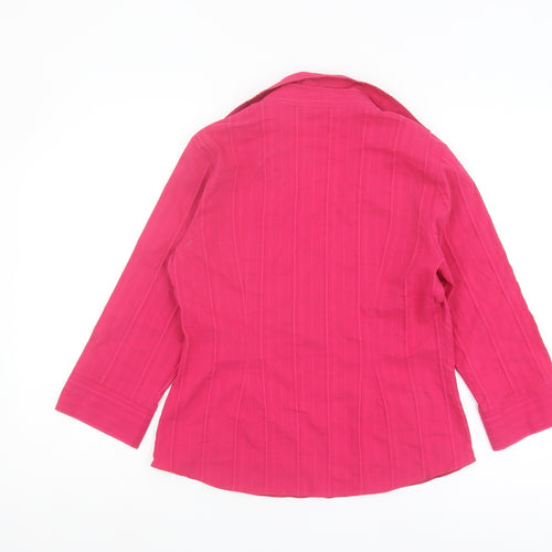 Marks and Spencer Women's Pink Blouse Size 12