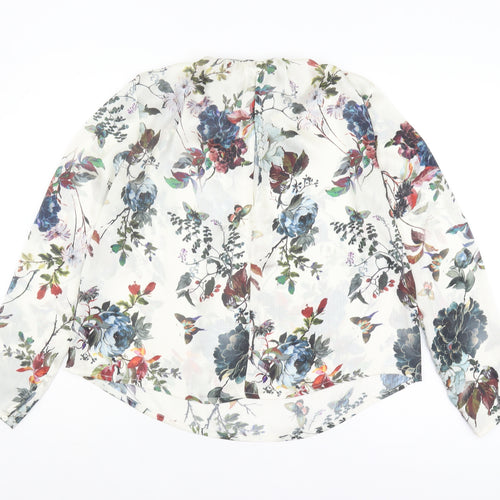 Stradivarius Women's Multicoloured Floral Blouse, L Size