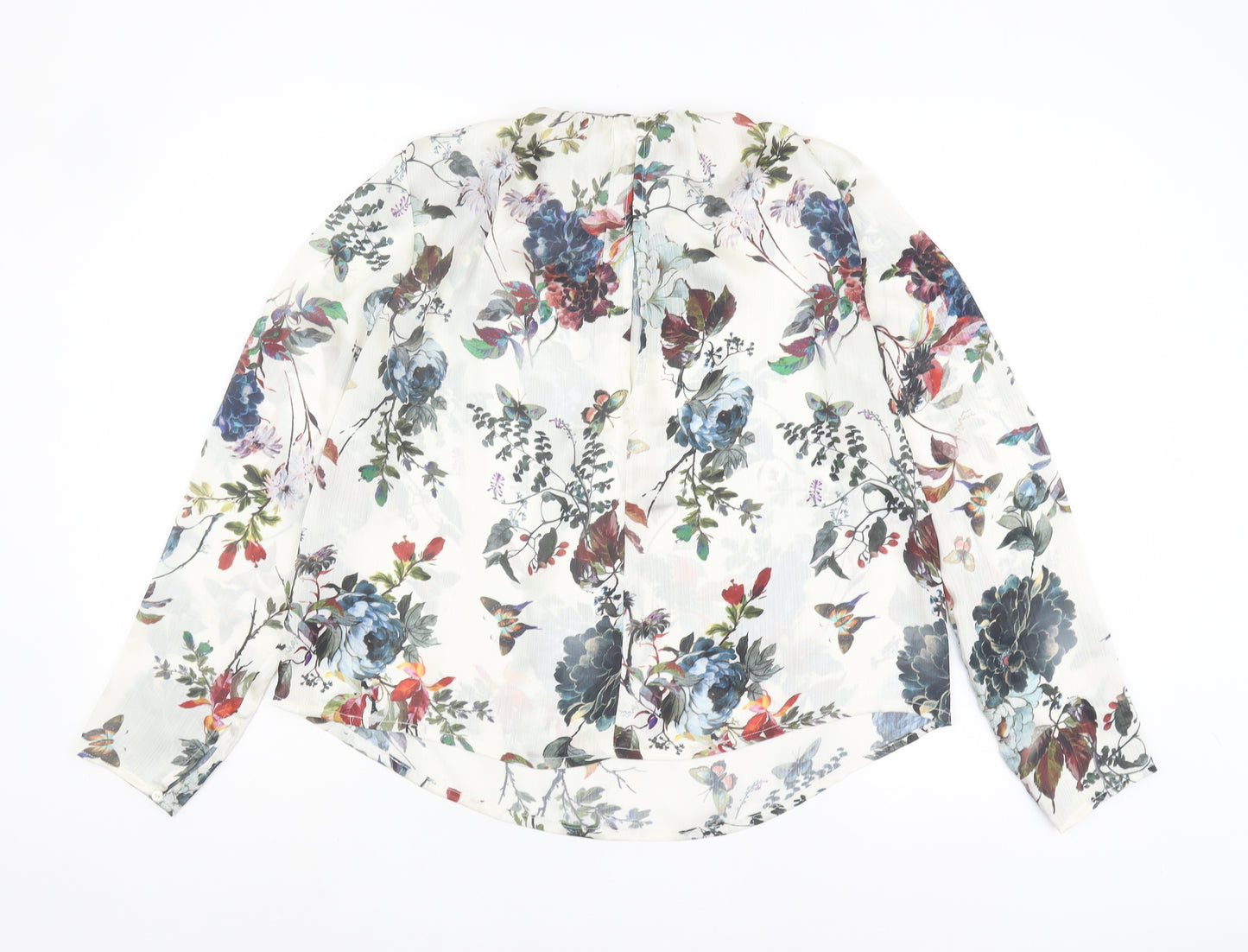 Stradivarius Women's Multicoloured Floral Blouse, L Size