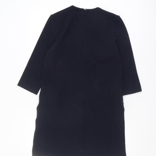 Mango Women's Blue Shift Dress Size S