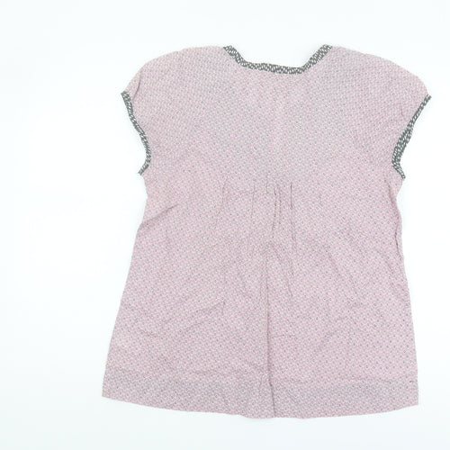 Monsoon Women's Pink Geometric Tunic Blouse Size 10