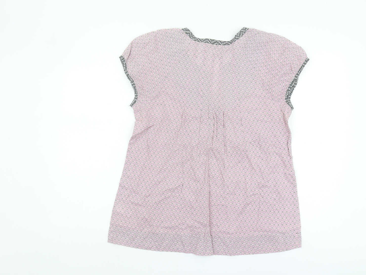 Monsoon Women's Pink Geometric Tunic Blouse Size 10