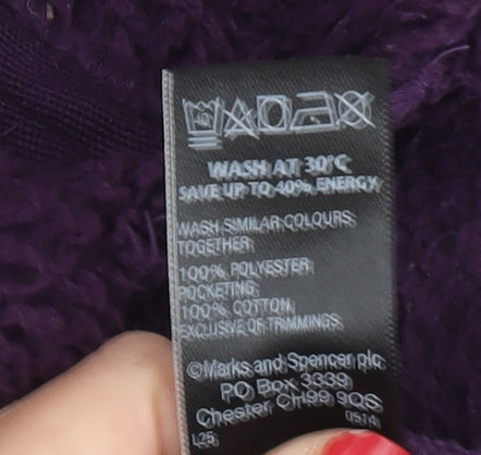 Marks and Spencer Women's Purple Jacket Size 18