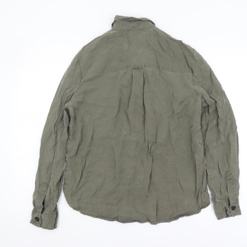 New Look Women's Green Button-Up Shirt