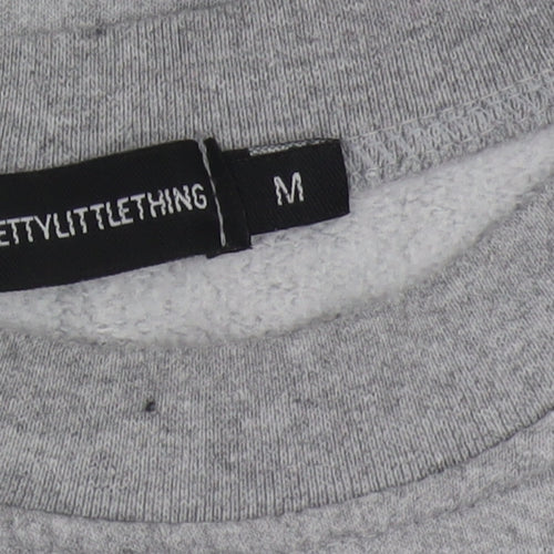 PrettyLittleThing Men’s Grey Regular Medium Sweatshirt