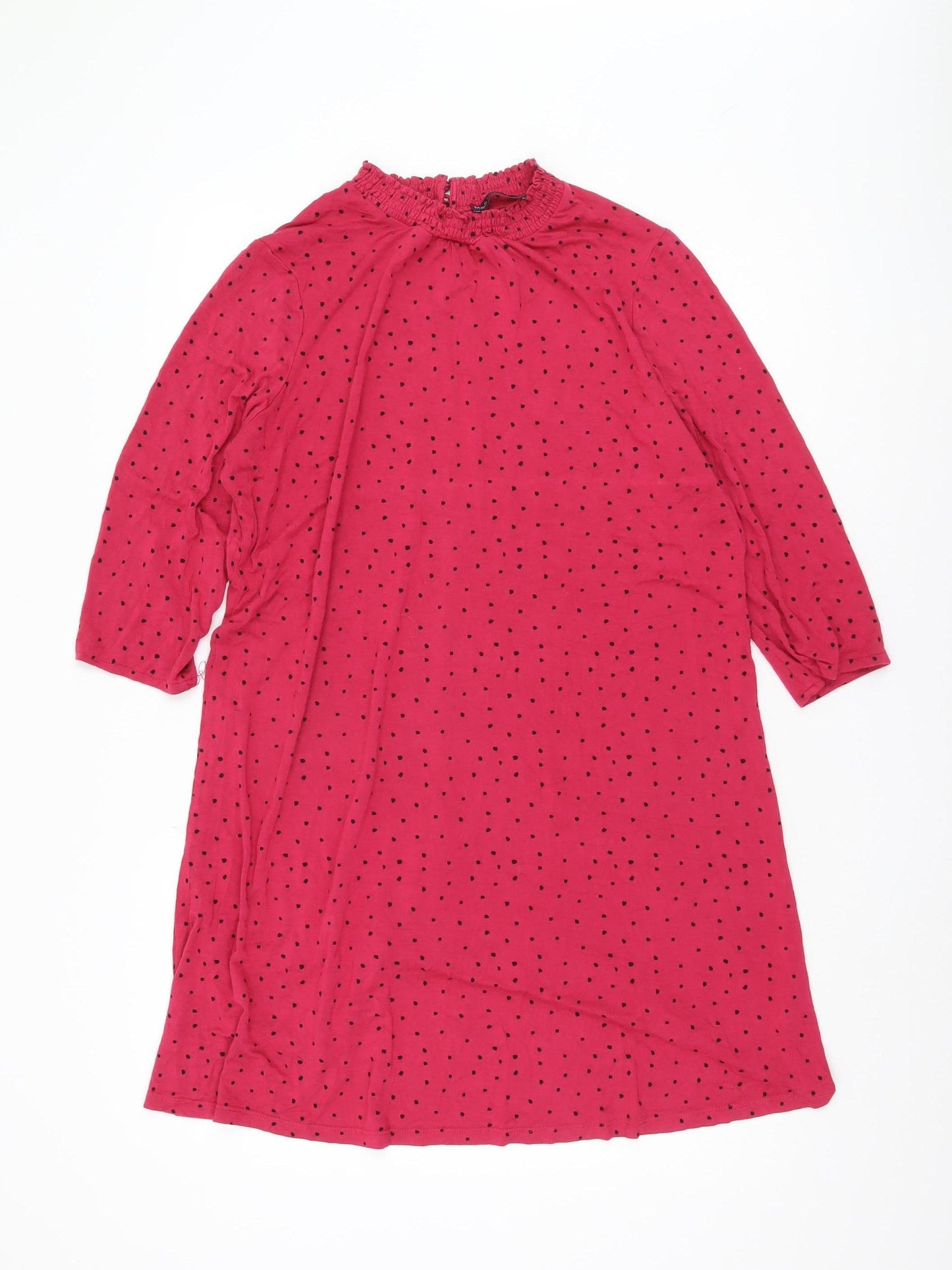 Marks and Spencer Women's Pink Polka Dot Shift Dress