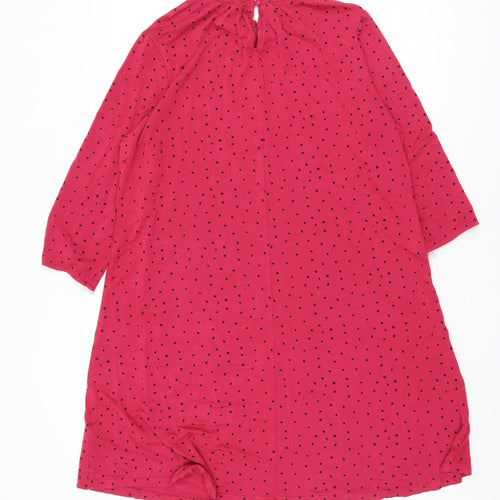 Marks and Spencer Women's Pink Polka Dot Shift Dress