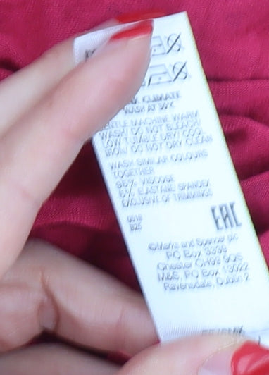 Marks and Spencer Women's Pink Polka Dot Shift Dress