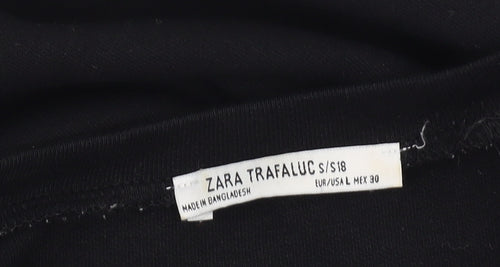 Zara Women's Black T-Shirt Dress Size 2