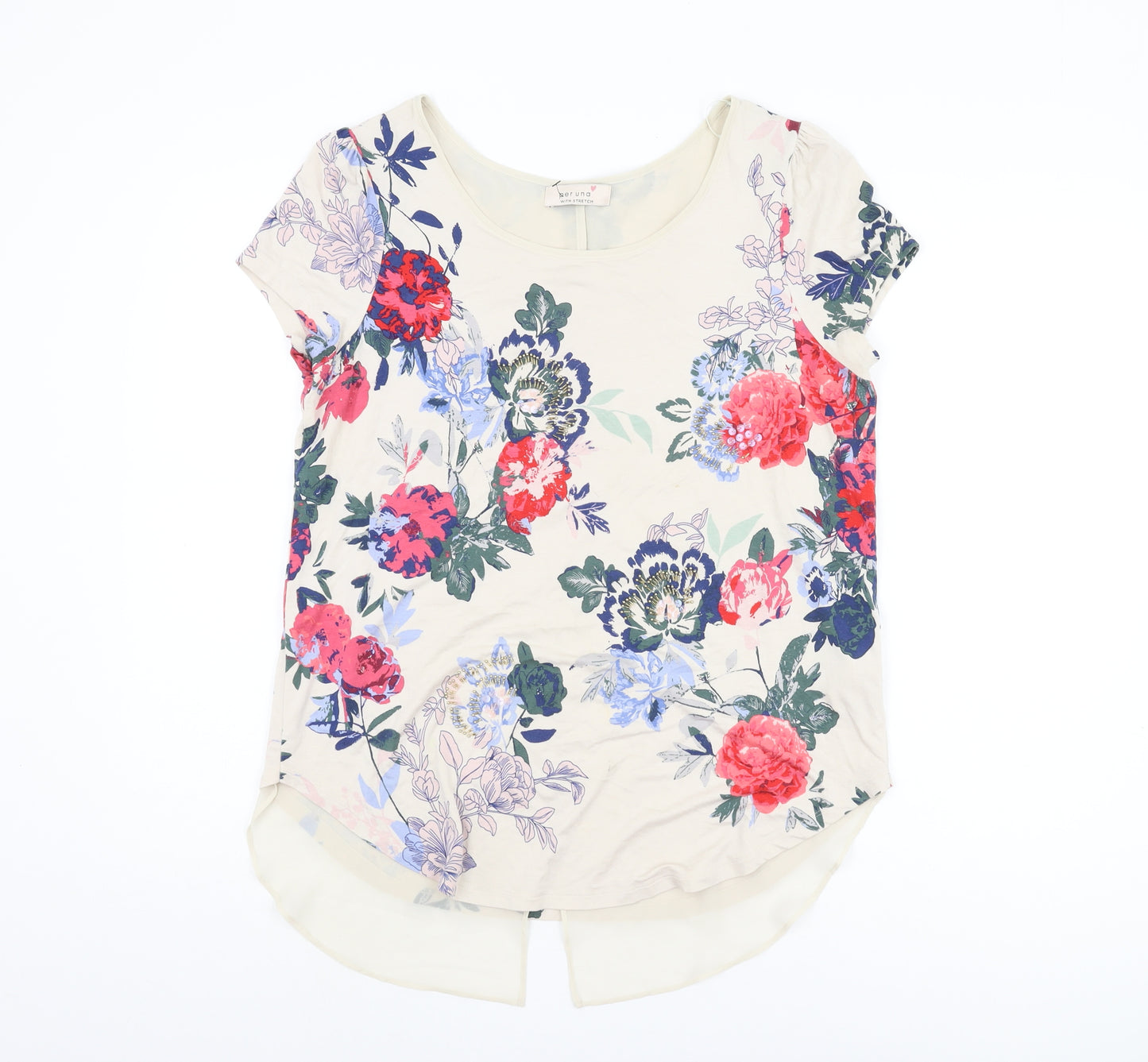 Marks and Spencer Women's Floral T-Shirt, Size 14