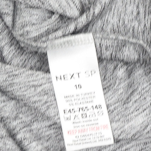 Next Women's Grey Scoop Neck Tank Top Size 10
