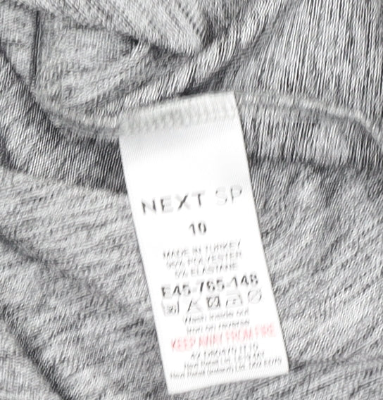 Next Women's Grey Scoop Neck Tank Top Size 10