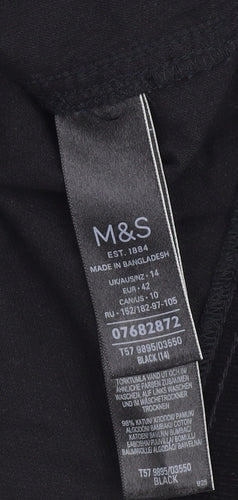 Marks and Spencer Women's Black Pencil Skirt Size 14