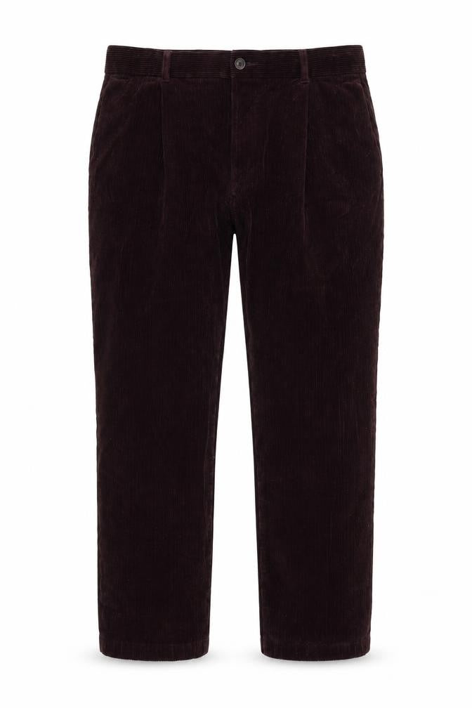 Marks and Spencer Men's Purple Corduroy Trousers 42