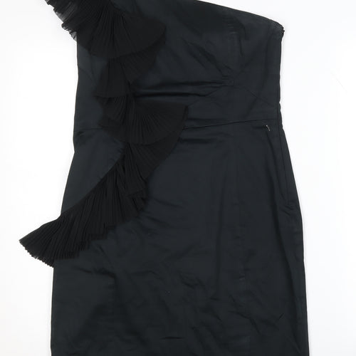 Belle by Oasis Women's Black One Shoulder Dress