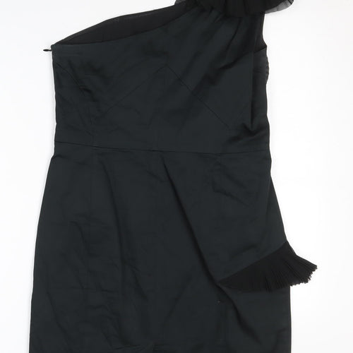 Belle by Oasis Women's Black One Shoulder Dress