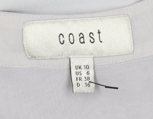 Coast Women's Silver Wrap Blouse
