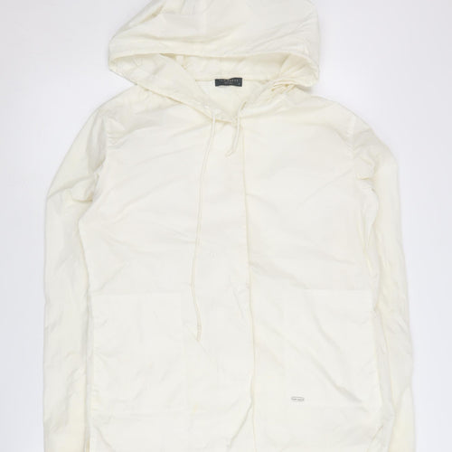Ted Baker Women's Ivory Hooded Jacket Size 4