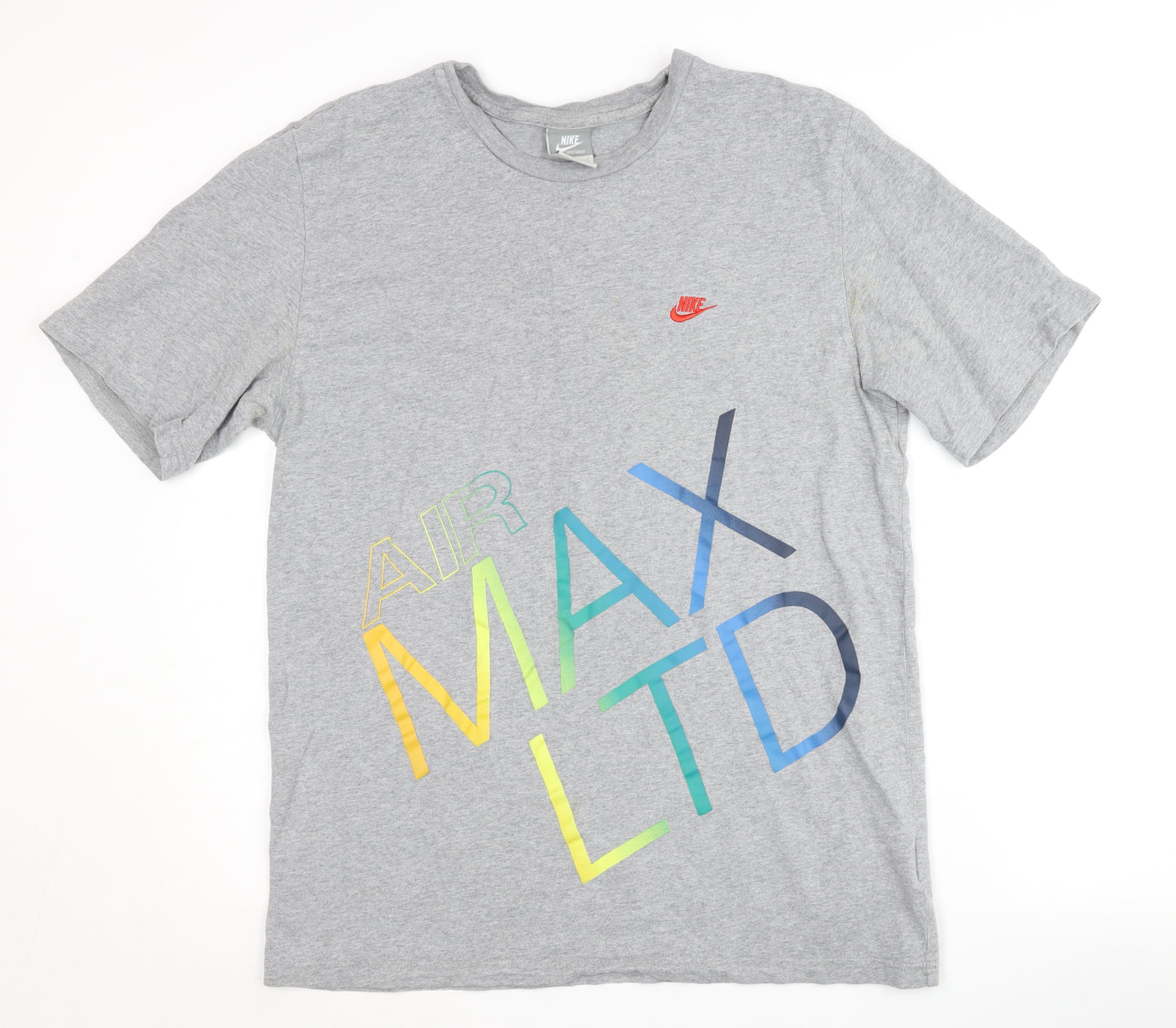 Nike Men's Grey Air Max Graphic T-Shirt, Size L