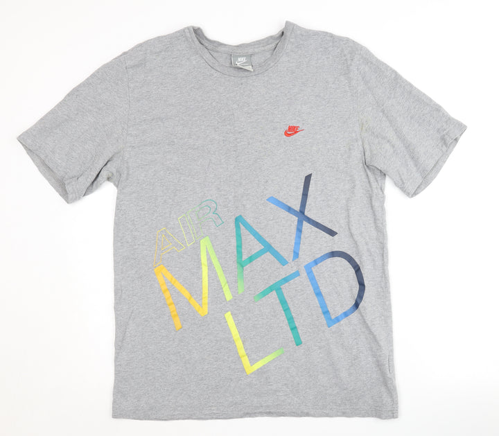 Nike Men's Grey Air Max Graphic T-Shirt, Size L