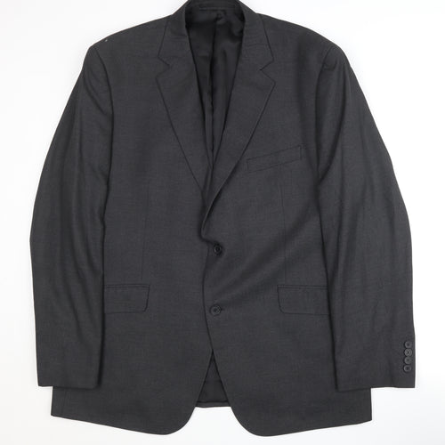 Dehavilland Men's Black Regular Fit Jacket 46R