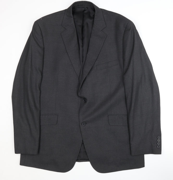 Dehavilland Men's Black Regular Fit Jacket 46R