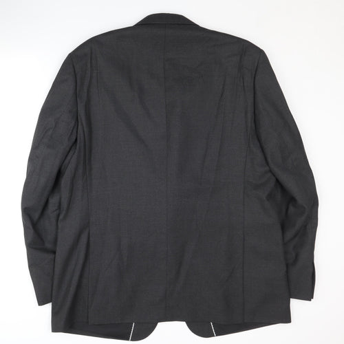 Dehavilland Men's Black Regular Fit Jacket 46R