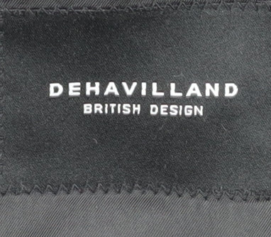 Dehavilland Men's Black Regular Fit Jacket 46R