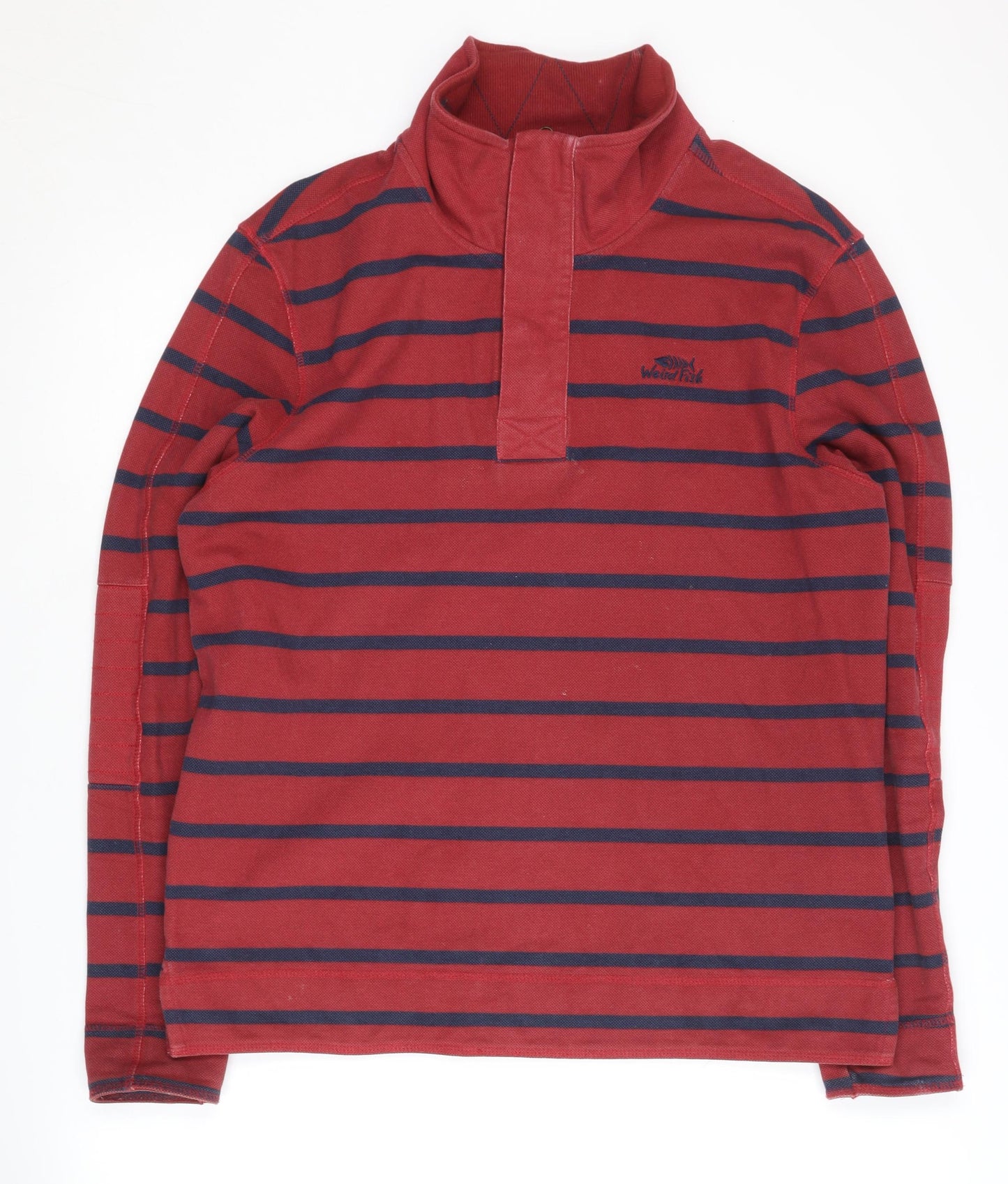 Weird Fish Men's Red Pullover Sweatshirt - M