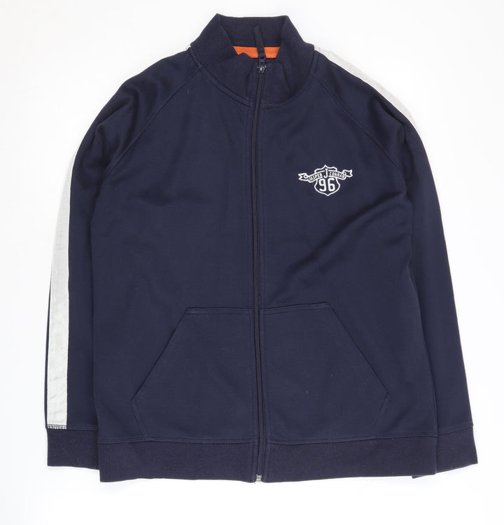 Jasper Conran Boys' Blue Track Jacket, 15 Years, Full Zip Style