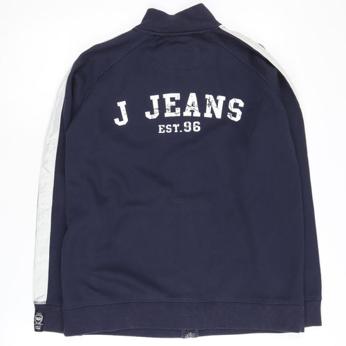 Jasper Conran Boys' Blue Track Jacket, 15 Years, Full Zip Style