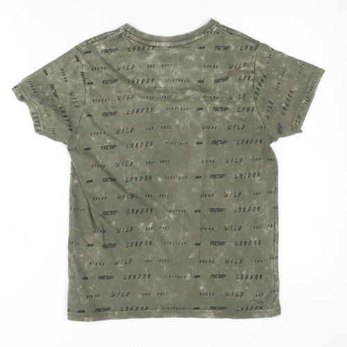 Firetrap Boys Green Graphic Print T-Shirt 11-12 Years