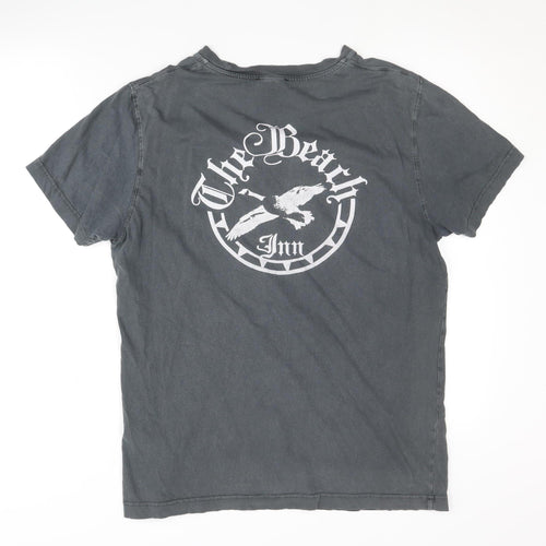 Diesel Men’s Grey Graphic Print T-Shirt, Size L