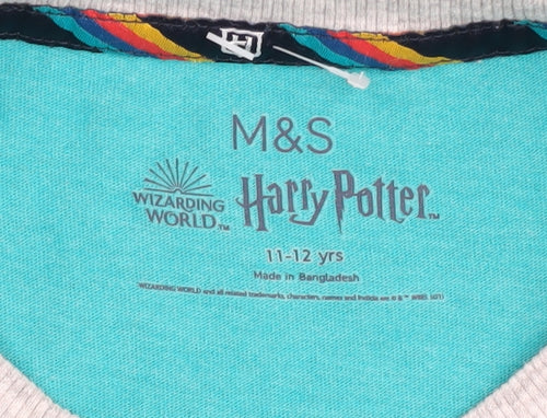 Marks and Spencer Boys Blue Harry Potter T-Shirt - 11-12 Years