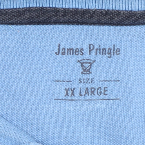 James Pringle Men's Blue 2XL Polo Shirt