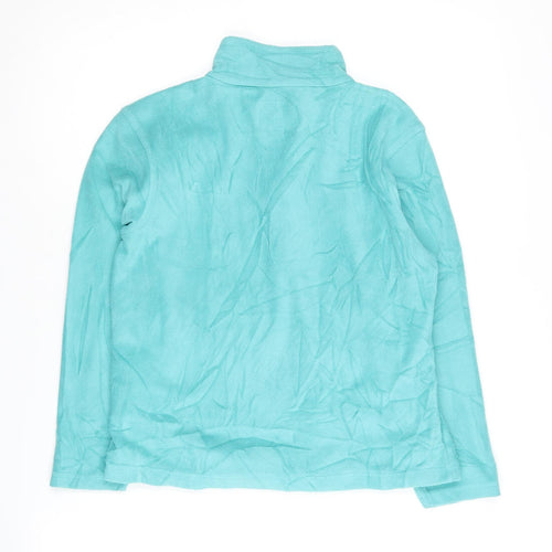 Regatta Girls Blue Fleece Jacket 9-10 Years Full Zip