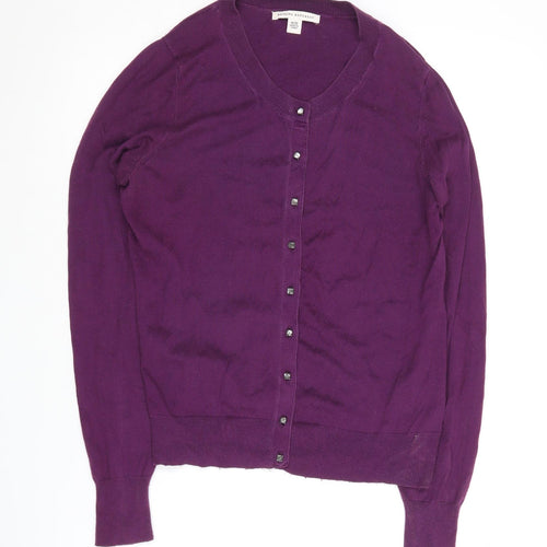Banana Republic Women's Purple Cardigan V-Neck M